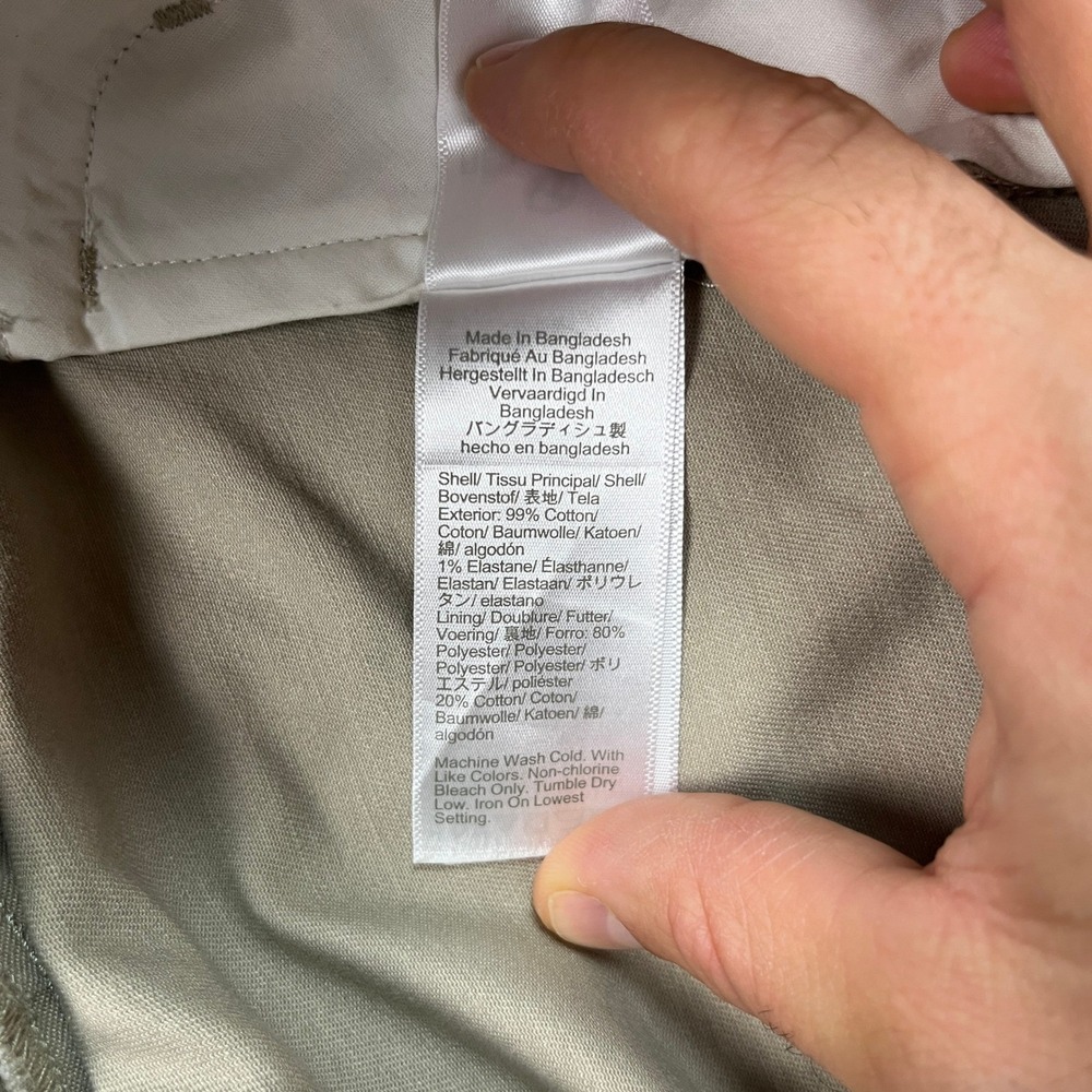 J.Crew Men's Khaki Chino Pants 36x34 Slim Flex Comfort Stretch Casual Wear EUC - Picture 10 of 11